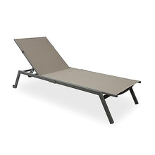 Ostrich Princeton Heavy Duty Outdoor Chaise Lounge Chairs with Back Wheels Tan/Taupe (8 Pack)
