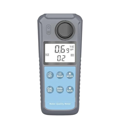 VBSNKLOI Water Test Meter, Digital Water Tester 0 1000NTU Turbidimeter Turbidity Meter AE86063 Multiparameter Quality Detector for Aquarium Pool