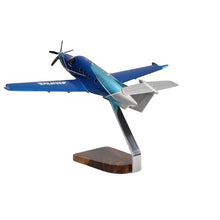 High Flying Models Pilatus PC-12 Mahogany Sculpture Multicolor