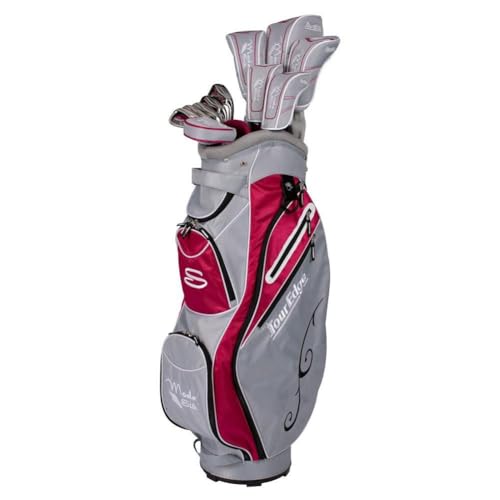 Tour Edge Moda Silk Women's Golf Set Silver/Ruby RH Tall