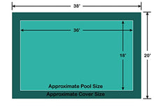 18' x 36' Rectangle Ultra-Loc III Solid Green In-Ground Pool Safety Cover