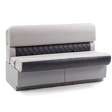 DeckMate 55'' Luxury Pontoon Boat Seat Charcoal & Gray