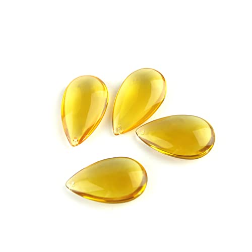 38mm/50mm Topaz Water Drop Prisms for Lighting Crystal Chandelier Suncatcher Ornament Lighting Lamp Hanging Decoration,50mm 100pcs