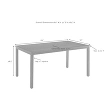 Crosley Furniture Kaplan 6-Person Outdoor Dining Table