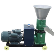 THUXEON 220V Feed Pellet Grinder 6MM Holes Plate Chicken Feed Pellet Mill Machine with Two-Head Pressure Roller Maximum Output 120Kg/h Animal Food Maker 3KW Feed Granulator