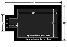 Loop-Loc 16' x 36' Rectangle Black Pool Safety Cover