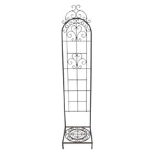 Panacea 84451 Rustica Italia Pot Trellis with Base, Rubbed Bronze, Set of 4