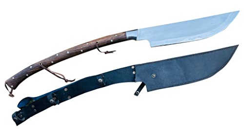 EGKH-15 Inches Long Woodcutting Viking Axe-Hand Forged Custom Survival -Handmade -Ready to Use Full Tang -Gift for Him