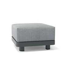 Anderson Teak Granada Deep Seating Aluminum Ottoman Cast Slate