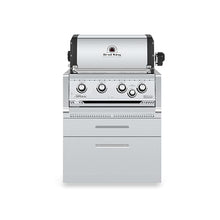 Broil King 956077 Imperial S 470 4-Burner Built-In Natural Gas Grill Head with Rear Rotisserie Burner