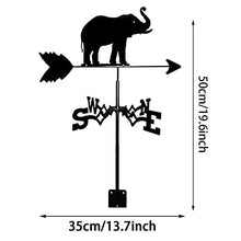Metal Weathervane Garden Weather Vane Yard Wind Vane Wind Direction Indicator with Anti-Rust Coating for Garden Farm Decor Farmhouse Decorative (Style 5) (Style 1)