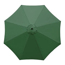 sdneNest Waterproof 10Ft Parasol Replacement Canopy Cover Durable Polyester Umbrella Shade for Garden & Patio,Green