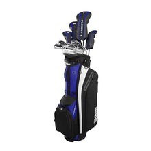 WILSON Wilson PlayerFit™ Complete Golf Set with Carry Bag - Men's Right Hand, Regular, Steel Blue/Black