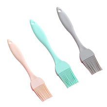 JDKHXPCL Silicone Material Cooking Brushes BBQ Basting Pastry Oil Brush Easy to Clean Heat Resistant Odorless 3 Colors to Choose(Green-1)