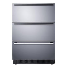 Summit 24 Inch 4.9 Cu. Ft. Built-In 3-Drawer Outdoor Refrigerator - SPR245OS3D
