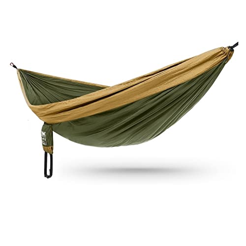 3UOOWWFA Camping Hammock - 2 Person Hammock - Double Hammock - Portable Hammock - Outdoor Hammock - Travel Hammock - Outdoor Hammock - Heavy Duty Hammock Swing Seat (H)