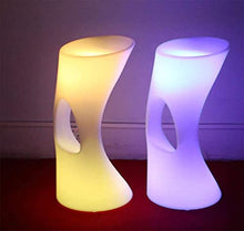 Sunset Projector LED Light Feet Shaped Bar Stool RGB 16 Colors with Remote Control IP68 Waterproof and USB Charging Chair for Indoor and Outdoor