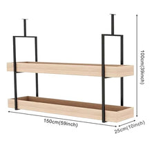 MARIYCH Modern Floating Display Plant Shelf, Ceiling Mounted Flower Pot Display Holder, Multi-Purpose Hanging Flower Rack for Living Room, Bedroom, Kitchen Shelf