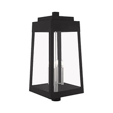 Livex Four Light Outdoor Post Top Lantern Black