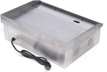 XQZMZSCP Commercial Electric Griddle, 1600W Electric Countertop Griddle for Restaurant Home Kichen Eggs Pancakes Hamburgers