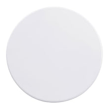 Christopher Knight Home Modern Roski 43" Round Outdoor Dining Table, Modern Patio Dining Table for 4, Lightweight Concrete Patio Coffee Table, MGO Garden Dining Table with Ribbed Base, White