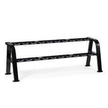 Titan Fitness 2 Tier Saddle-Style Dumbbell Weight Rack Black
