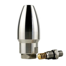 Rotating Nozzle Jet 500bar 7350psi, Impact Resistance Stainless Steel Washer Spray Silver Nozzle 1piece(030)