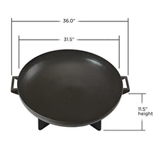 Real Flame Anson 36” Round Patio Wood Burning Outdoor Fire Pit, Heavy-Gauge Steel Fire Pit for Backyard, Porch, Deck, Camping. Includes Spark Screen, Poker, Log Grate and Storage Cover.