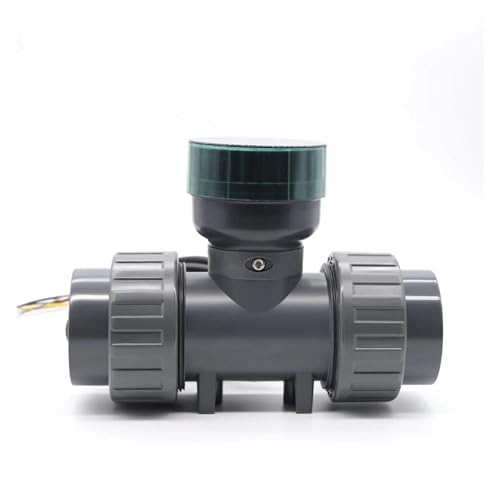 Water Flow Meter, High Precision Smart Digital Display Flowmeter DN25-80 Electronic RS485 Meter LCD Water Flow Sensor For Farm/Garden Irrigation for RV Filling, Garden Watering, Sprinkler(DN65,LCD ver