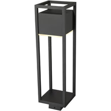Z-Lite 1 Light Outdoor Post Mount Fixture 585PHBS-BK-LED, Black