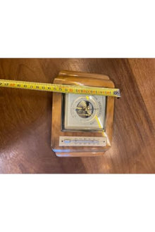 SODEF Antique Thermometer Barometer 10 x 11 inches Brown Retro Style Weather Station Decorative Home Office Decor Unique Vintage Gift - Brown