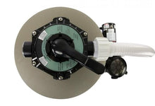Rx Clear Radiant 22 Inch Above Ground Swimming Pool Sand Filter System | Includes 1.5 HP Pump, Multi-Port Valve, & White Luster Media | 45 GPM Flow Rate for Swimming Pools up to 26,000 Gallons