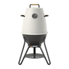 Kandu Outdoor Vertical Cooking Charcoal Oven Grill, Ash White