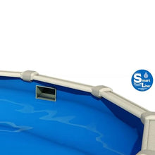 Lake Effect Pools Testudo 27' Round Above Ground Pool with Blue Liner