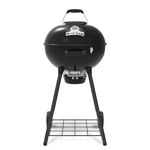Broil King 401110B Kettle 22.5-IN Crown Charcoal Grill in Black