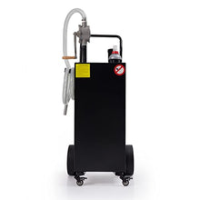 40 gal Gas Caddy with Pump - Portable Fuel Tank Gasoline Storage Tank for Boat, Car,Garden, Lawnmower, ATV