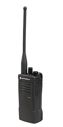 Motorola Solutions RDU4100 Two Way Radio Walkie Talkies 6 Pack with Speaker Mics and Charger Black