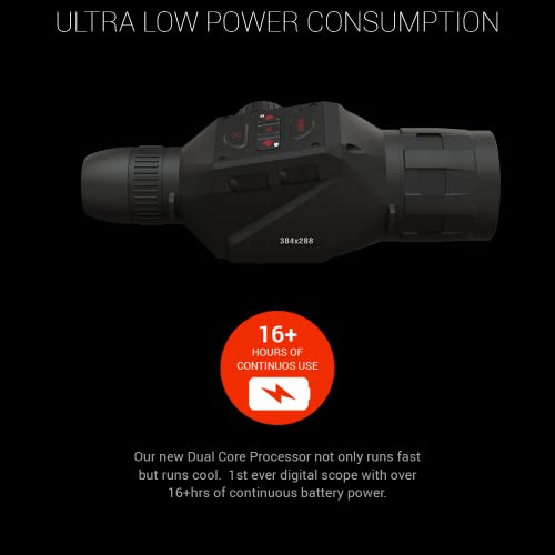 theOpticGuru ATN OTS 4T Thermal Monocular with Smart Rangefinder and 60Hz Sensor
