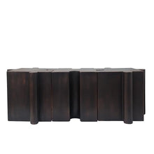 Christopher Knight Home Daton 3 Piece Interlocking Outdoor Side Table Set, Modular Lightweight Concrete Coffee Table, Convertible MGO End Table for Indoor&Outdoor, Design for Creative Set Up, Copper