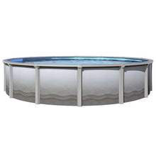 Bluewave Trinity 18'Round 52" Resin Steel Swimming Pool in Gray