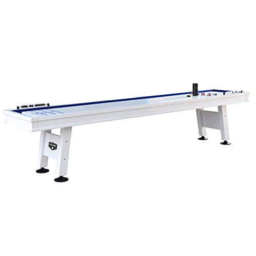 Hathaway Crestline 12-Ft Shuffleboard Table White