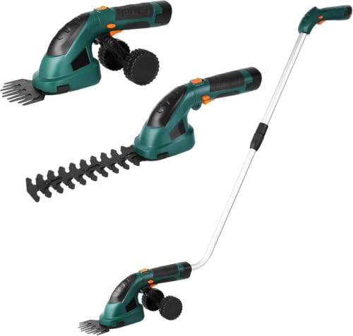 7.2V 2-in-1 Cordless Telescopic Hedge and Grass Trimmer