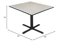 Regency Cain 48" Square Breakroom Table Maple
