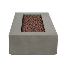 Home Square 2-Piece Set with 70" Rectangle LP Fire Table & Fire Glass