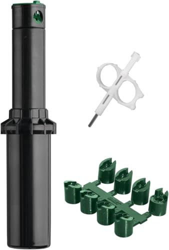 Orbit 55060 Sprinkler System Voyager II 4-Inch Adjustable Pop-Up Gear Drive Spray Head with 25-to-45-Feet Coverage (20)