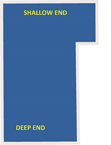 WaterWarden Premium Pool Safety Cover for 20’ x 40’ In-Ground Pool with Right Step, 20-Year Warranty, Superior Strength and Durability, UL Classified to ASTM F1346, Hardware Included, Solid Blue