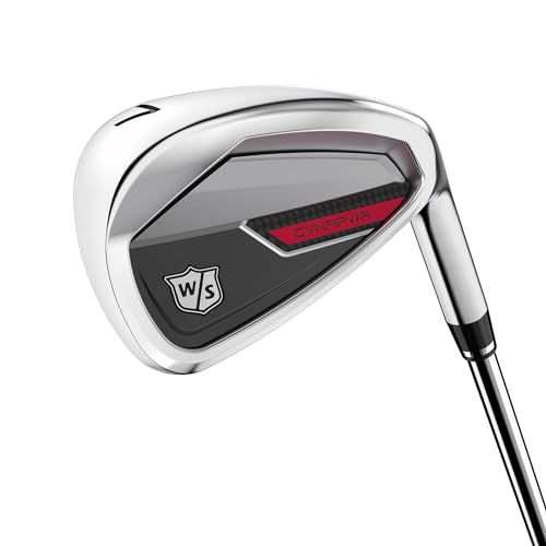WILSON Staff Golf Clubs Dynapower Iron Set 5-SW GW Steel for Men Silver