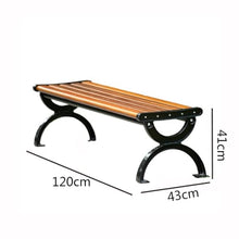 VHDY85KA Park Aluminum Outdoor Park Bench Outdoor Leisure Backless Bench Entryway(Small)