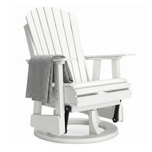 Signature Design by Ashley Outdoor Swivel Glider Adirondack Chair, White