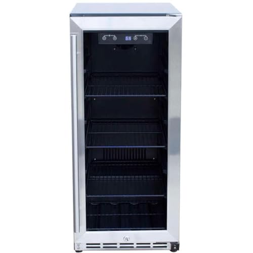 Summerset 15" Outdoor Rated Fridge With Glass Door